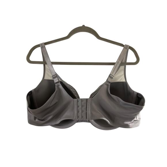 Cacique Bra Womens 46D Gray Illusion Full Coverage Side Smoothing Underwire New - Picture 2 of 7